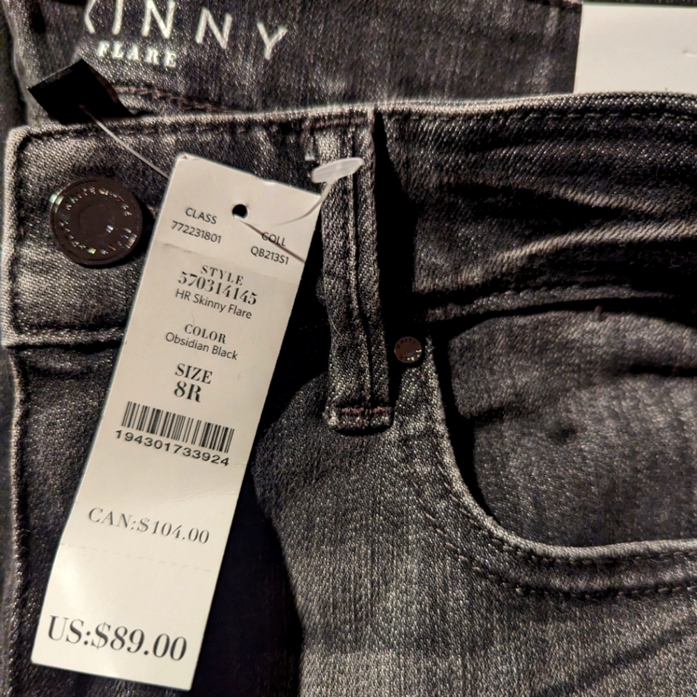 White House Black Market Skinny Flare Jeans